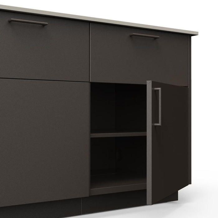 Blaze High Noon 10-Ft Outdoor Kitchen Island w/ 40-Inch Premium LTE+ Grill in Architectural Bronze w/ Aeris Countertop