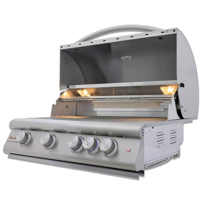 Blaze High Noon 10-Ft Outdoor Kitchen Island w/ 32-Inch Premium LTE+ Grill in Architectural Bronze w/ Aeris Countertop