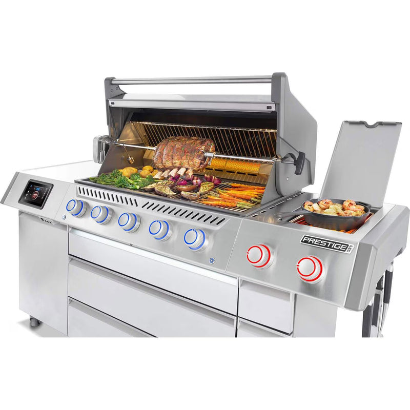 Napoleon Prestige PRO 665 Elite 5-Burner Grill w/ Smart Technology & Electric Smoker Box - PRO665VXRSIBPSS