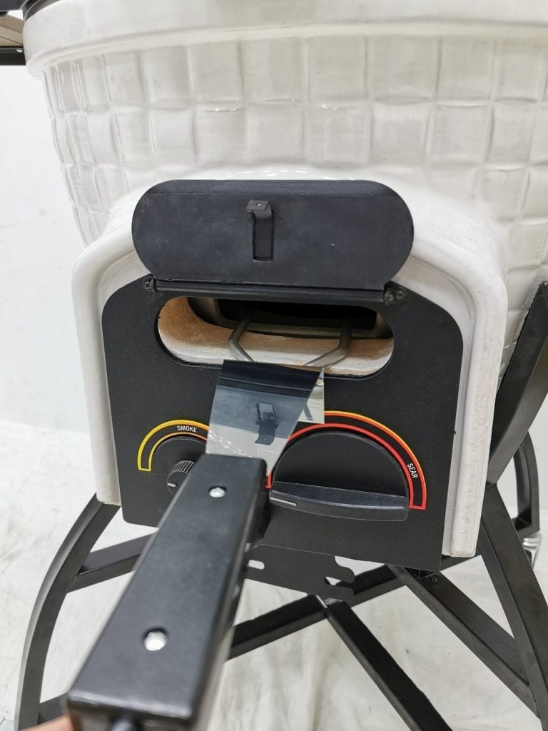 Vision XR402 Deluxe Ceramic Kamado Grill - Gun Metal Grey