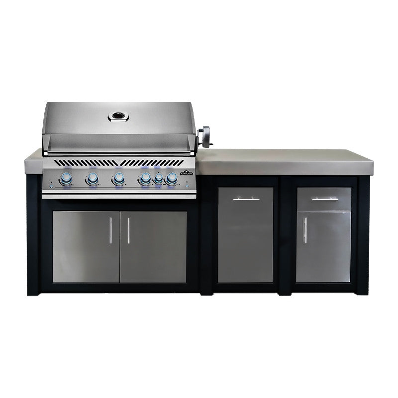 Napoleon 38" Built-in 700 Series Gas Grill 92" Outdoor Kitchen Island