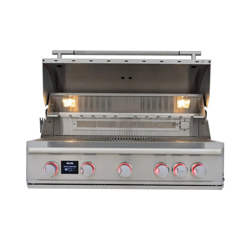 Blaze LTE PRO 40-Inch 5-Burner Built-In Gas Grill With Rear Infrared Burner & Rotisserie