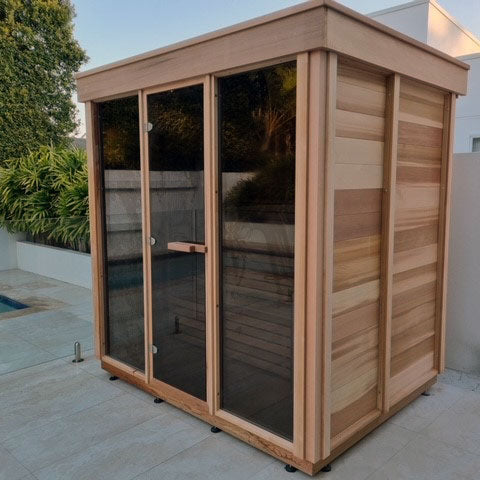Outdoor 570 Pure Cube Sauna - 4 Person