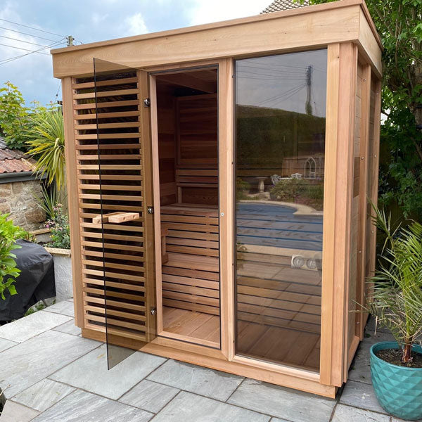 Outdoor 570 Pure Cube Sauna - 4 Person