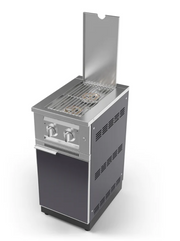 Outdoor Kitchen Stainless Steel Platinum Dual Side Burner BBQ GRILL New Age   