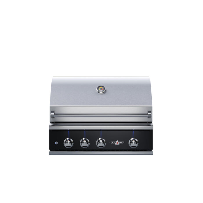 Delta Heat 32" Gas Grill with Infrared Rotisserie - Black Control Panel, Color Edition DHBQ32R-K