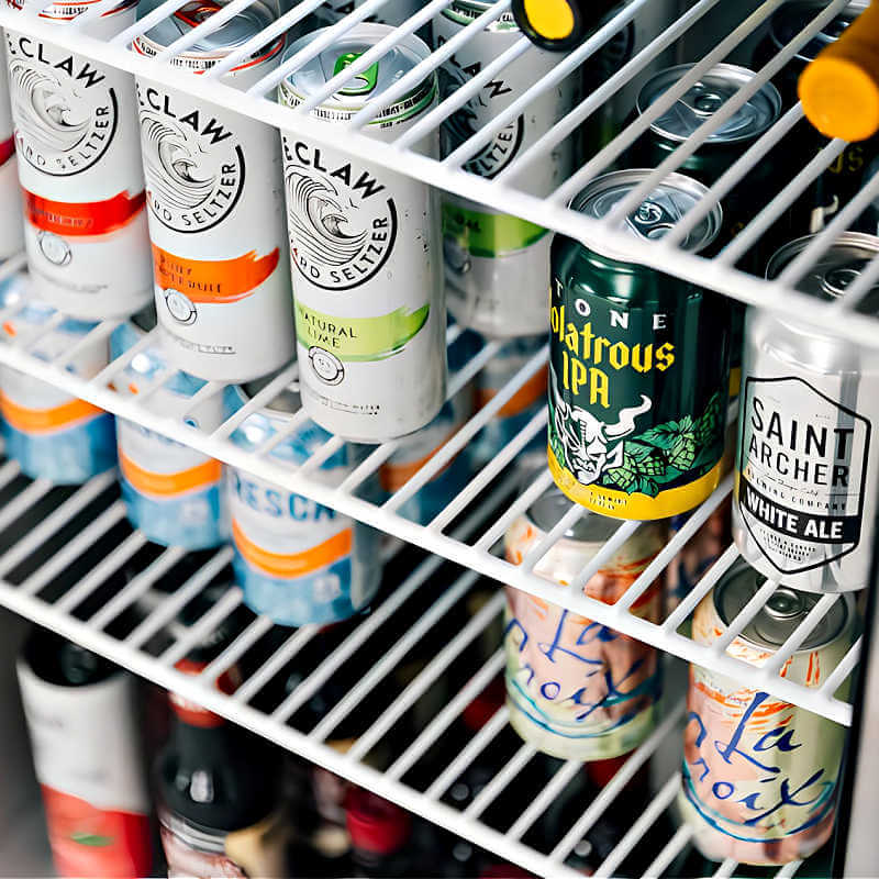 EZ Finish Systems 8 Ft Ready-To-Finish Grill Island with Summerset Sizzler Pro 32-Inch Grill, Power Burner, Double Door, Double Drawer, and Refrigerator