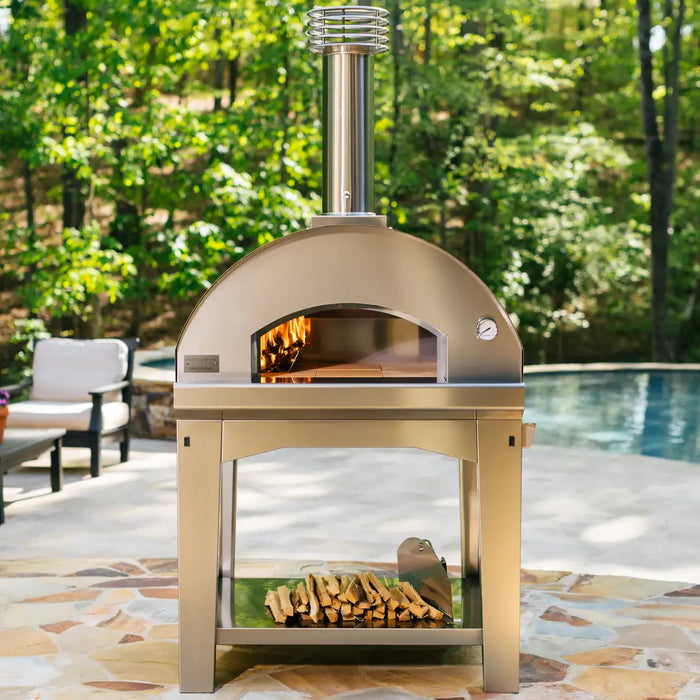 Fontana Mangiafuoco Wood Fired Pizza Oven - Table top Plus Desck