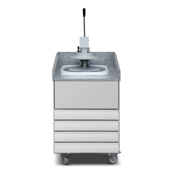 Pizza Press Dough Stretching Machine with Cabinet