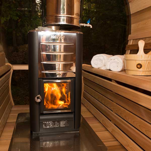 Harvia M3 M-Series 16.5kW Wood-Burning Sauna Stove + Rocks