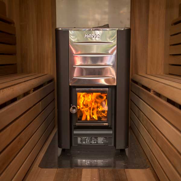 Harvia M3 M-Series 16.5kW Wood-Burning Sauna Stove + Rocks