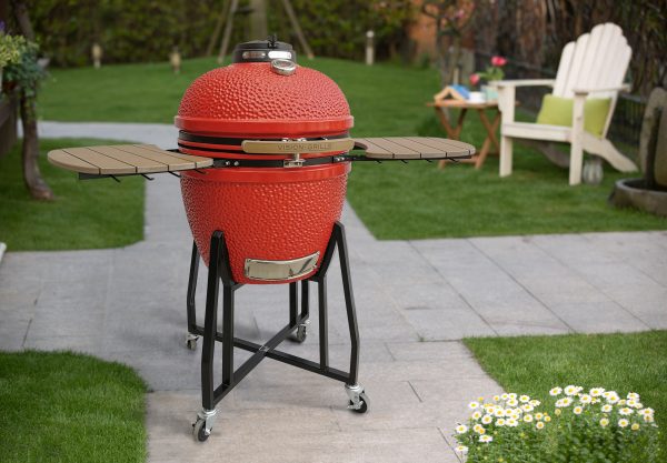 Vision HD1-1 Series Ceramic Kamado Grill-Red
