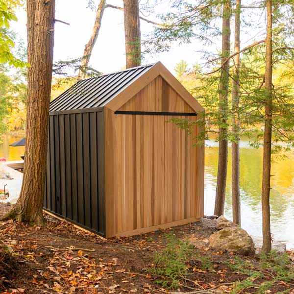 Outdoor Hudson Sauna - 6 Person - Clear Red Cedar