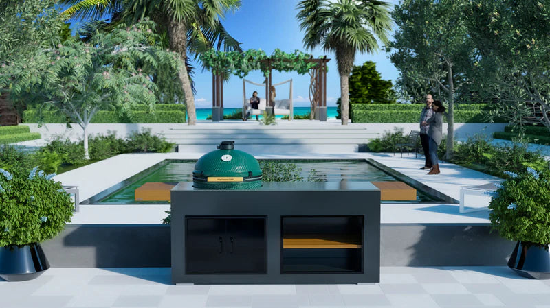 Grillandia Outdoor Kitchen and XL Green Egg | 6.6ft