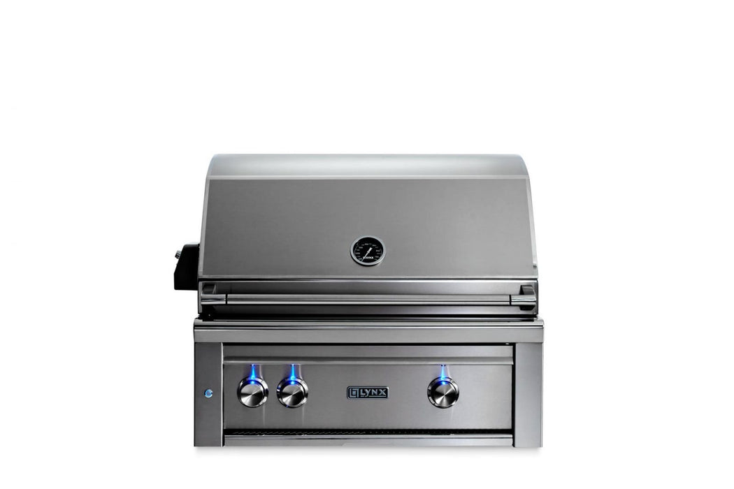 Lynx Professional 30-Inch Built-In Propane Gas Grill With One Infrared Trident Burner And Rotisserie - L30TR-LP