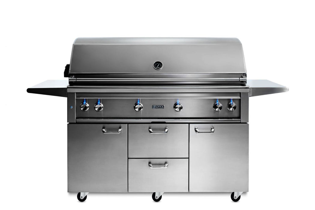 Lynx Professional 54-Inch Gas Grill With One Infrared Trident Burner And Rotisserie