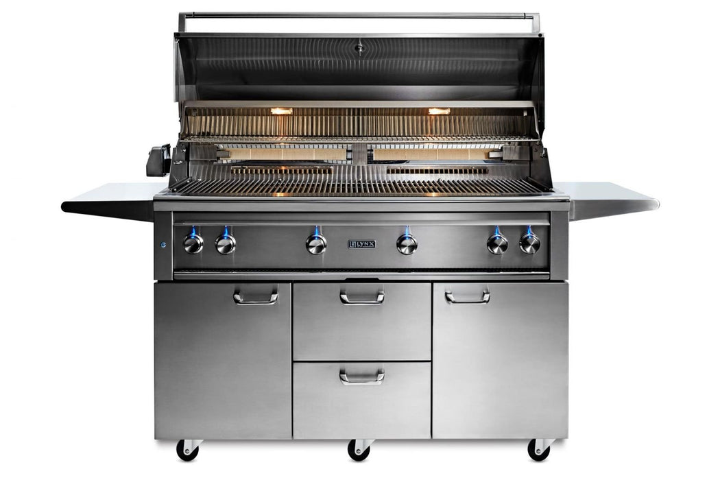 Lynx Professional 54-Inch Gas Grill With One Infrared Trident Burner And Rotisserie