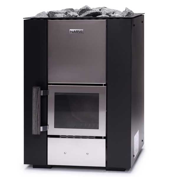 Narvi Kuru Wood Burning Heater and Sauna Rocks