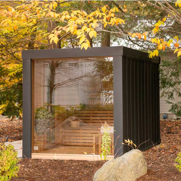 Outdoor Neptune Sauna - 7 Person - Clear Red Cedar