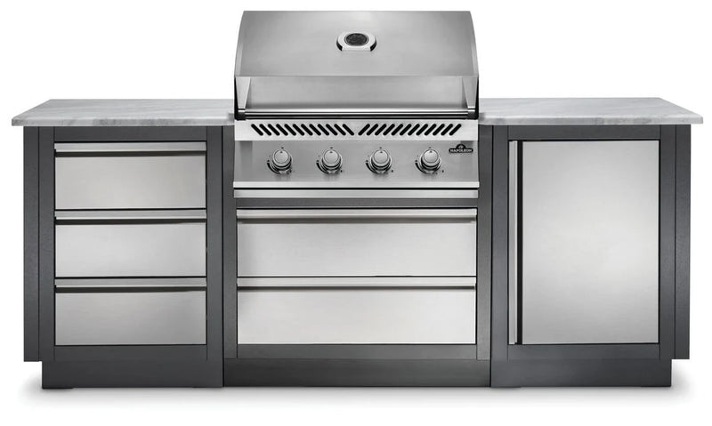 Patio Elegance OASIS™ 100 Outdoor Kitchen with Built-in 500 Series 32" Gas Grill