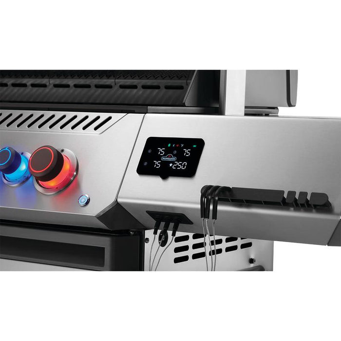 Napoleon Prestige 665 Connected Gas Grill with Infrared Side and Rear Burners, Evolved 2025, Stainless Steel