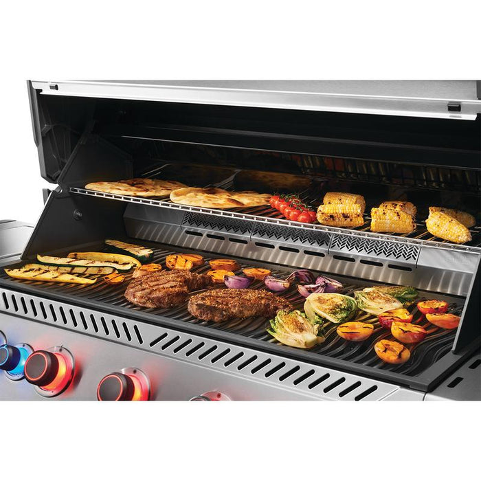 Napoleon Prestige 665 Connected Gas Grill with Infrared Side and Rear Burners, Evolved 2025, Stainless Steel