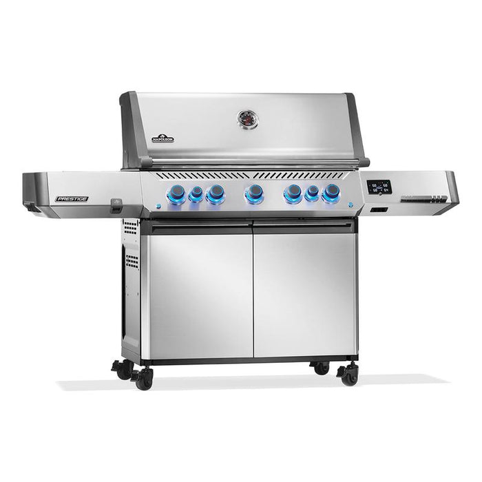 Napoleon Prestige 665 Connected Gas Grill with Infrared Side and Rear Burners, Evolved 2025, Stainless Steel