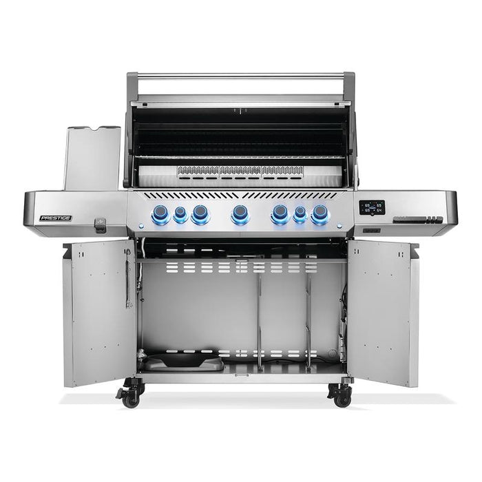Napoleon Prestige 665 Connected Gas Grill with Infrared Side and Rear Burners, Evolved 2025, Stainless Steel