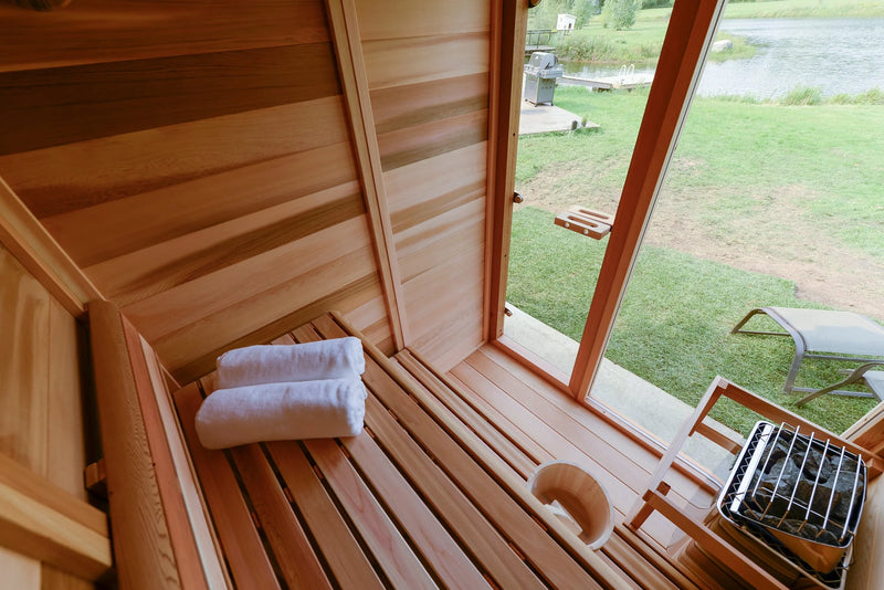Outdoor 550 Pure Cube Sauna - 3 Person