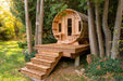 Dundalk Canadian Timber White Cedar Tranquility Outdoor | 2-4 People | Wood or Electric Heater sauna Dundalk Leisurecraft   