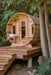 Dundalk Canadian Timber White Cedar Tranquility Outdoor | 2-4 People | Wood or Electric Heater sauna Dundalk Leisurecraft   