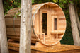 Dundalk Canadian Timber White Cedar Tranquility Outdoor | 2-4 People | Wood or Electric Heater sauna Dundalk Leisurecraft   