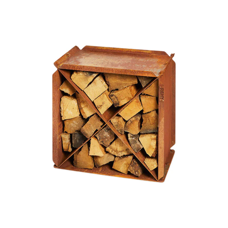 CorTen Steel Wood Storage BloX 2mm | RB73