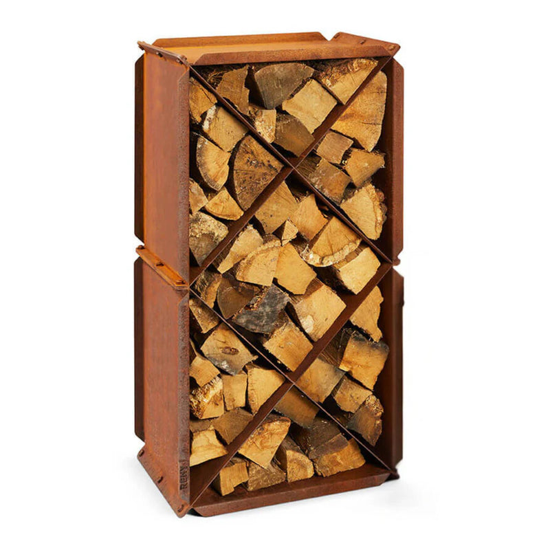 CorTen Steel Wood Storage BloXX 2mm | RB73