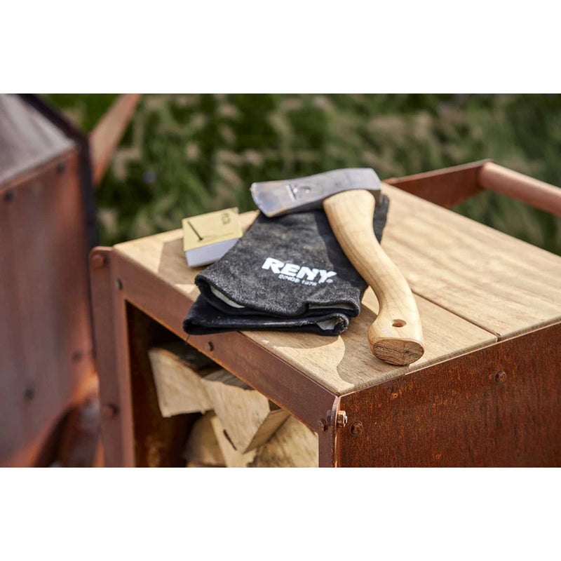 Wood Storage Ker 2mm CorTen Steel  | RB73