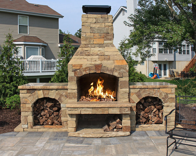Fireplace Wood Storage Cabinets