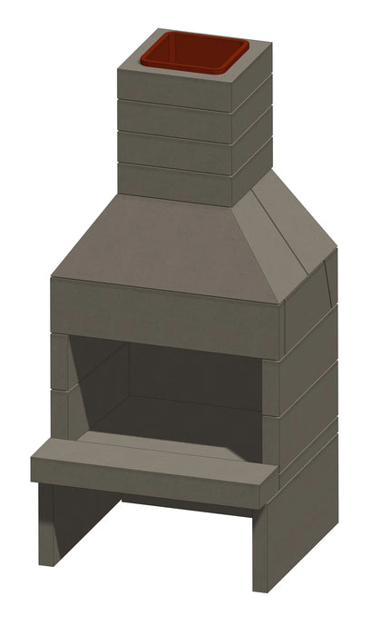 Stone Age Manufacturing 36" Standard Fireplace Kit