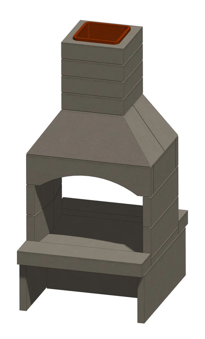 Stone Age Manufacturing 36" Standard Fireplace Kit