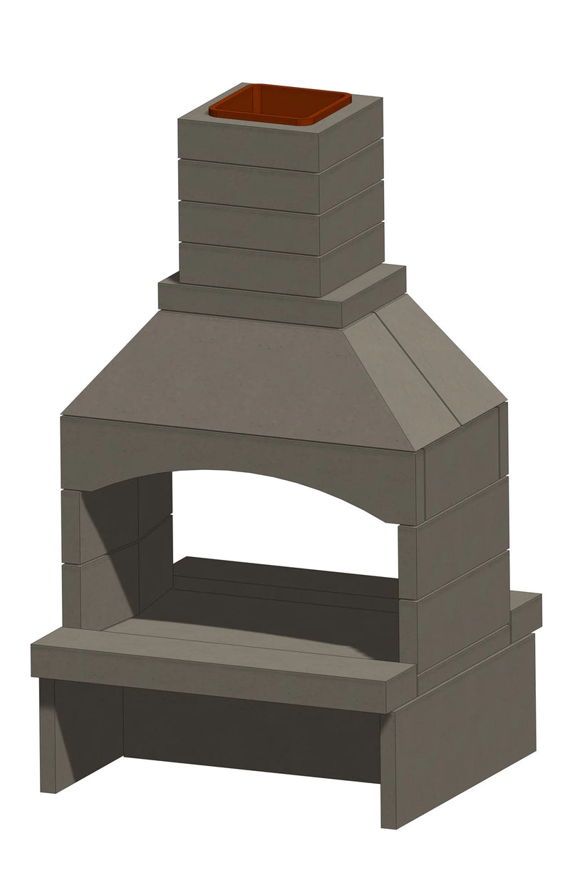 Stone Age Manufacturing 48" Standard Fireplace Kit