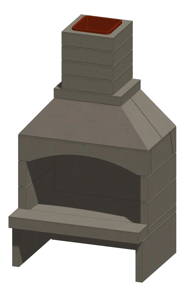 Stone Age Manufacturing 48" Standard Fireplace Kit