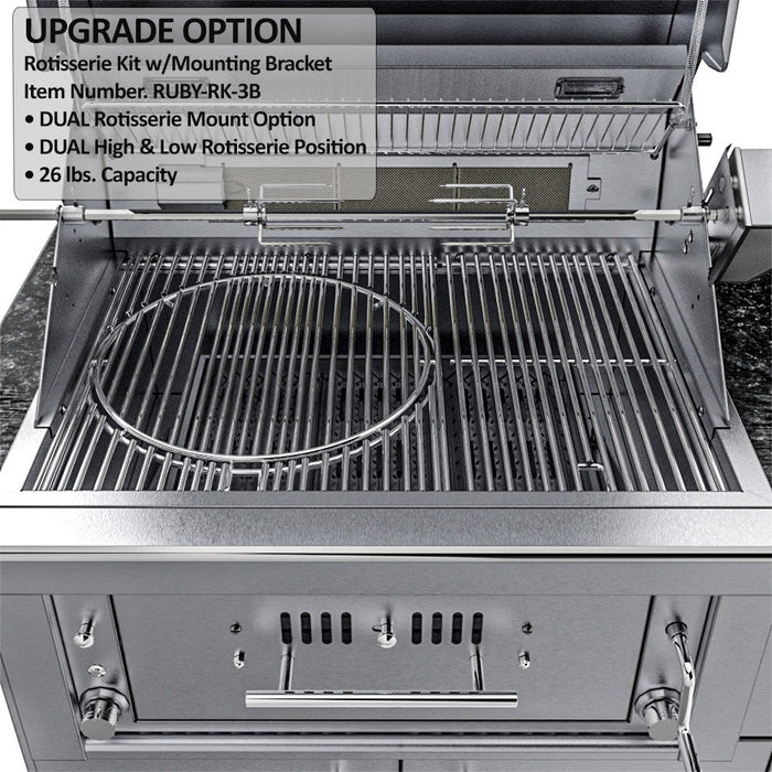 THE ALAMO 10 Foot Outdoor Cabinet Island Package with Hybrid Grill – SCPALAMO10