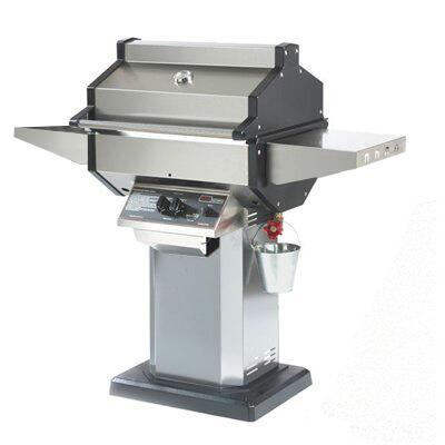 Phoenix SDSSOPP Phoenix Series 53 Inch Post Mount Liquid Propane Grill with 2 Standard Burners, 400 sq. inch Grilling Surface Size, Side Table, Stainless Steel Side Shelves in Stainless Steel
