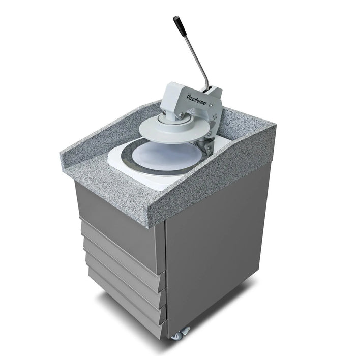 Pizza Press Dough Stretching Machine with Cabinet