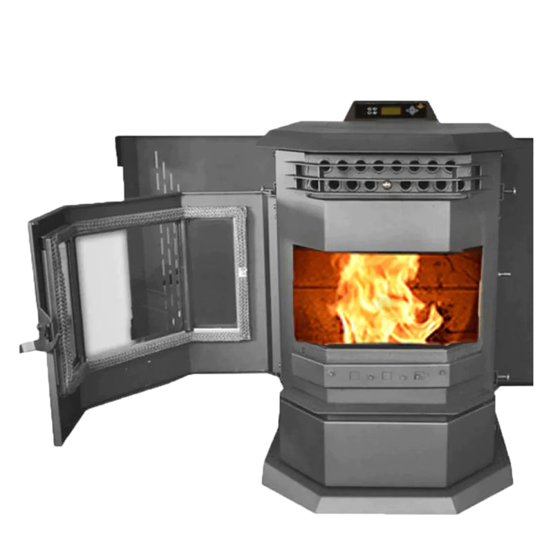 ComfortBilt HP22 2,800 sq. ft. EPA Certified Pellet Stove with Auto Ignition 80 lb - Golden Brown