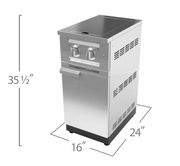 Outdoor Kitchen Stainless Steel Platinum Dual Side Burner BBQ GRILL New Age   