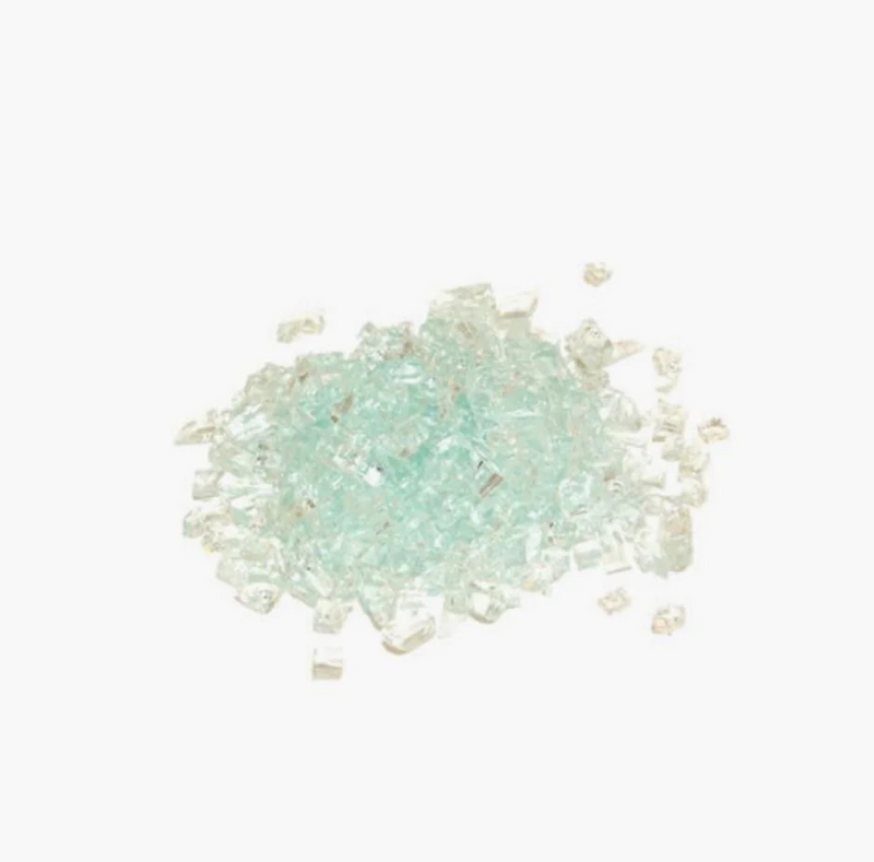 Real Fyre Fire Glass for Contemporary Gas Burners Insert Fireplaces CG Products Clear 5 lb. Package 