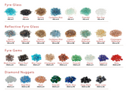 Real Fyre Fire Glass for Contemporary Gas Burners Insert Fireplaces CG Products   