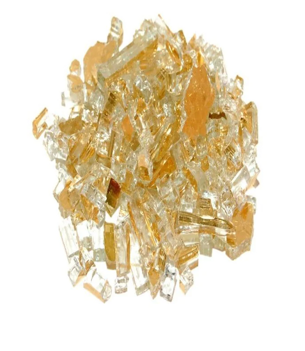 Real Fyre Reflective Fire Glass for Contemporary Gas Burners Insert Fireplaces CG Products Gold 5 lb. Package 