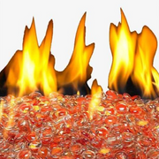 Real Fyre Fire Gems for Contemporary Gas Burners Insert Fireplaces CG Products   
