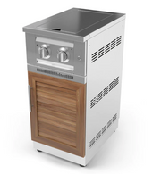 Outdoor Kitchen 10-piece Grove Stainless Steel with Drop-In Stainless Steel Platinum Grill outdoor funiture New Age   